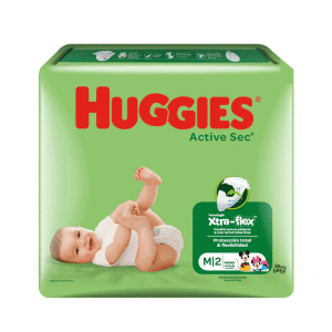 Pañales Huggies Active Sec M (20 unid)
