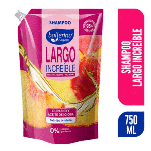 Shampoo Ballerina Largo Increíble 750 ml
