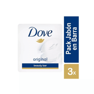 Jabón Barra Dove Original 100 g x3