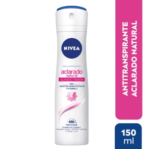 Desodorante Aerosol Mujer Nivea Aclarado Natural Classic Touch 150 ml