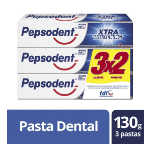 Pasta de Dientes Pepsodentl Xtra Whitening 3x130 g