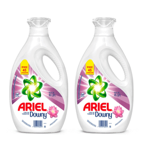 Detergente Líquido Concentrado Ariel Toque de Downy 1.8 lts x2
