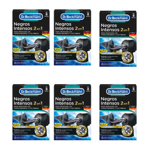 Negros Intensos en Toallitas Dr. Beckmann 8 Unid x6