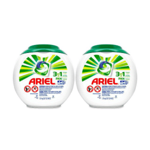 Detergente Cápsulas Ariel Pods 57 Unid x2