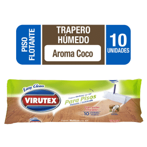 Trapero Húmedo Piso Flotante con Ojal Virutex Coco 10 Unid