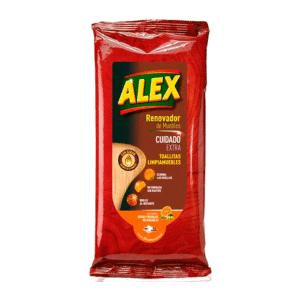 Toallitas Limpia Muebles Alex Cuidado Extra Madera 30 Unid