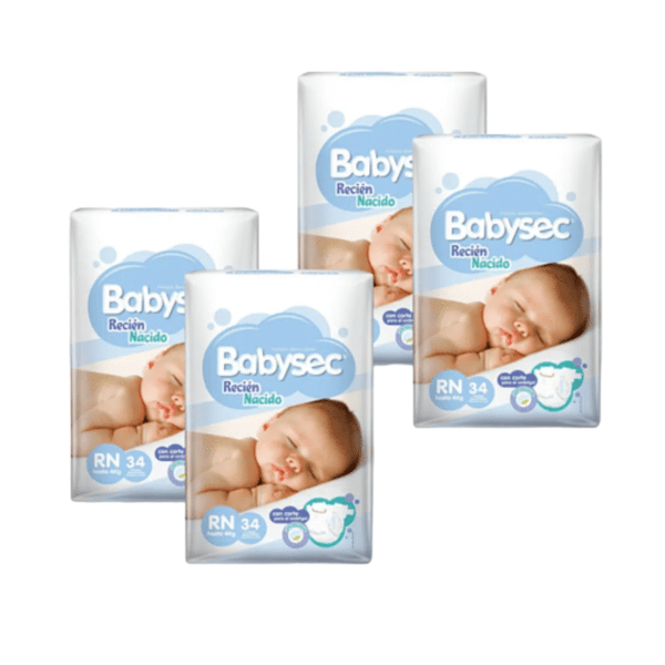 Pañales Babysec Premium RN (136 unid)