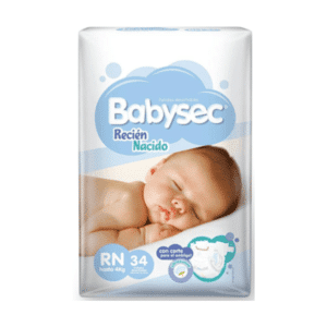 Pañales Babysec Premium RN (34 unid)