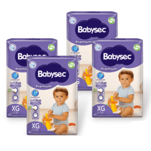Pañales Babysec Premium XG (56 unid)