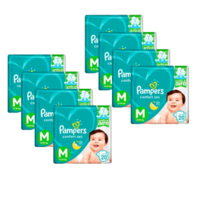 Pañales Pampers Confort Sec M (160 unid)