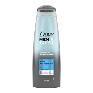 Shampoo Fortificante Dove Men+Care Alívio Refrescante com Ice Cool Mentol 400 ml