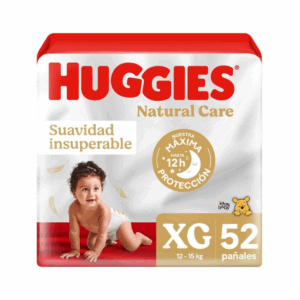 Pañal Huggies Natural Care XG 52 Un