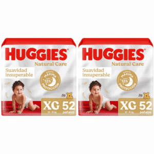 Pañal Huggies Natural Care XG 52 Un X 2 UN