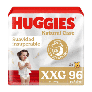 Pañal Huggies Natural Care XXG 96 UN