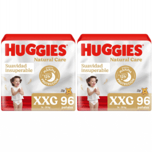 Pañal Huggies Natural Care XXG 96 UN x 2