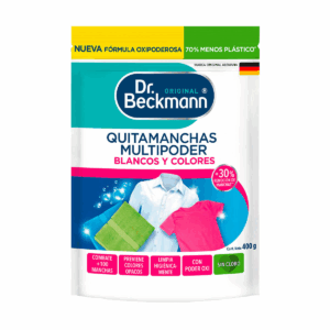 Quitamanchas Multipoder Blancos y Colores para Lavado de Ropa 400 gr Dr. Beckmann